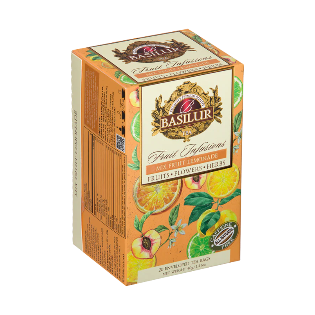 Basilur Fruit Infusions Collection - Mix Fruit Lemonade - 20x2g