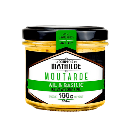 Garlic and Basil Mustard - 250g