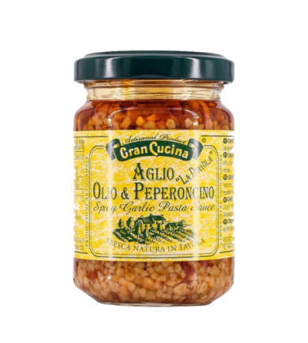 Chopped Garlic with Chili in Olive Oil - 180ml