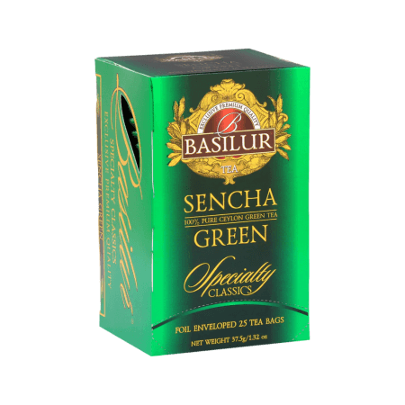 Basilur Sencha Green - Kolekcija Specialty Classics 25x2g