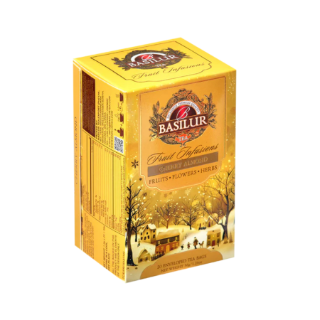 Basilur Fruit Infusions Collection – Cherry & Almond – 20 × 1.8 g