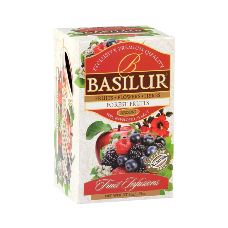 Basilur Fruit Infusions – Forest Fruits – 25 × 1.8 g