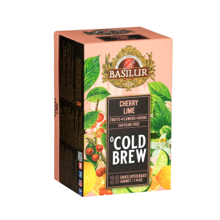 Basilur Cold Brew Collection – Cherry & Lime – 20 × 2 g