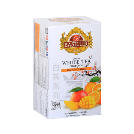 Basilur White Tea Collection - Mango i Pomorandža 20x1.5g