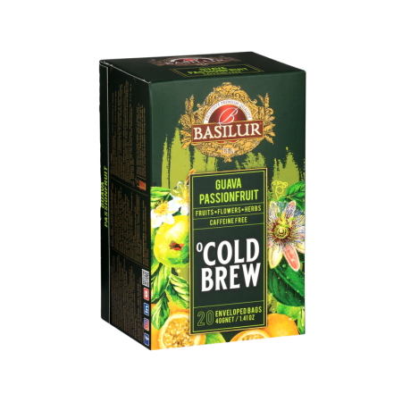 Basilur Cold Brew Collection – Guava & Passionfruit – 20 × 2 g